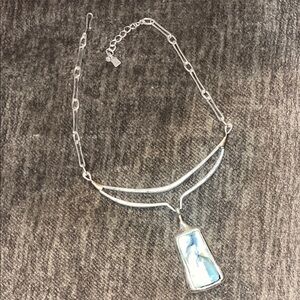 Elegant Silver and Gold Necklace